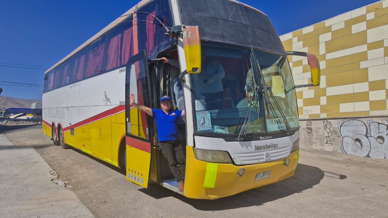 Bus Travel Kadise listo para servicio